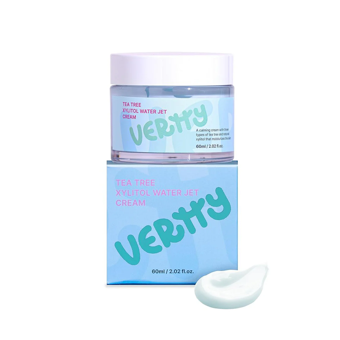 [Vertty] Tea Tree XYLITOL Hydrating Facial Cream, 60ml_Use by Oct 2026