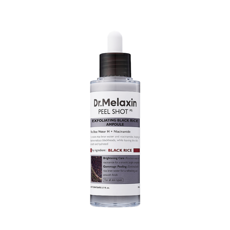 [Dr.Melaxin] Peel Shot Glow Black Rice Peeling Ampoule, 80ml
