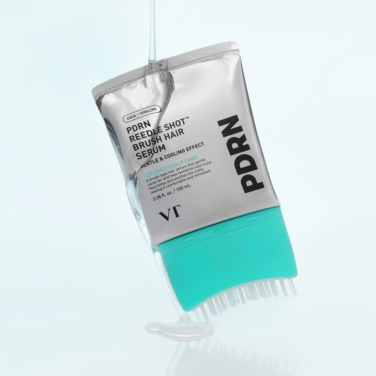 [VT COSMETICS] PDRN Reedle Shot Brush Hair Serum, 100ml