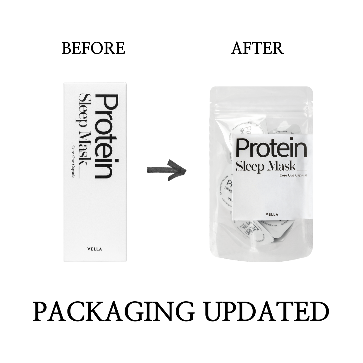 [VELLA] Protein Core One Capsule Sleep Mask, 10 capsules