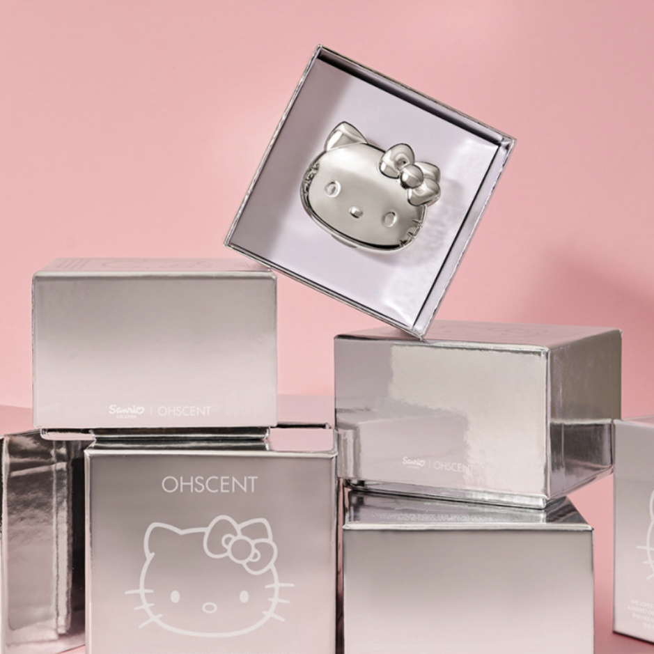 [OHSCENT] CAR FRESHENER, Hello Kitty Over Silver