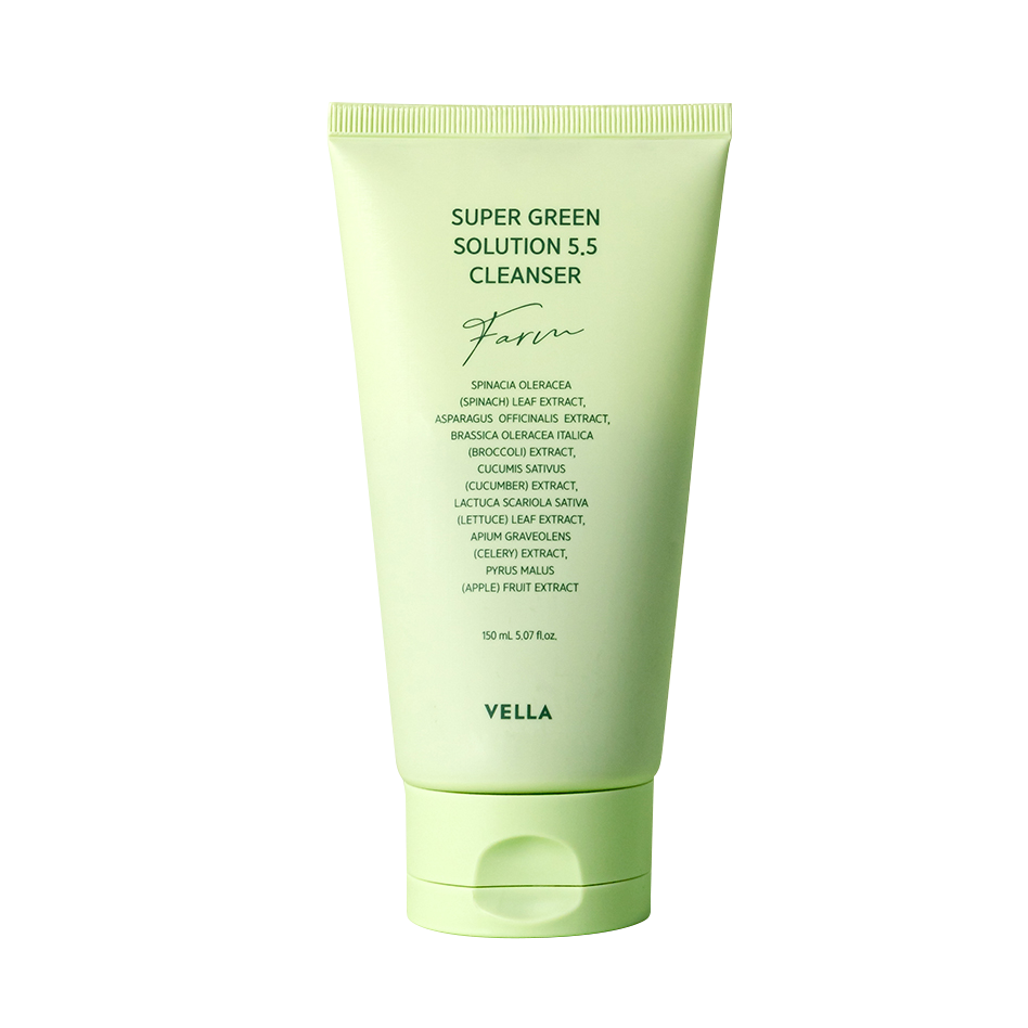 [VELLA] Super Green Solution 5.5 Cleanser, 150ml