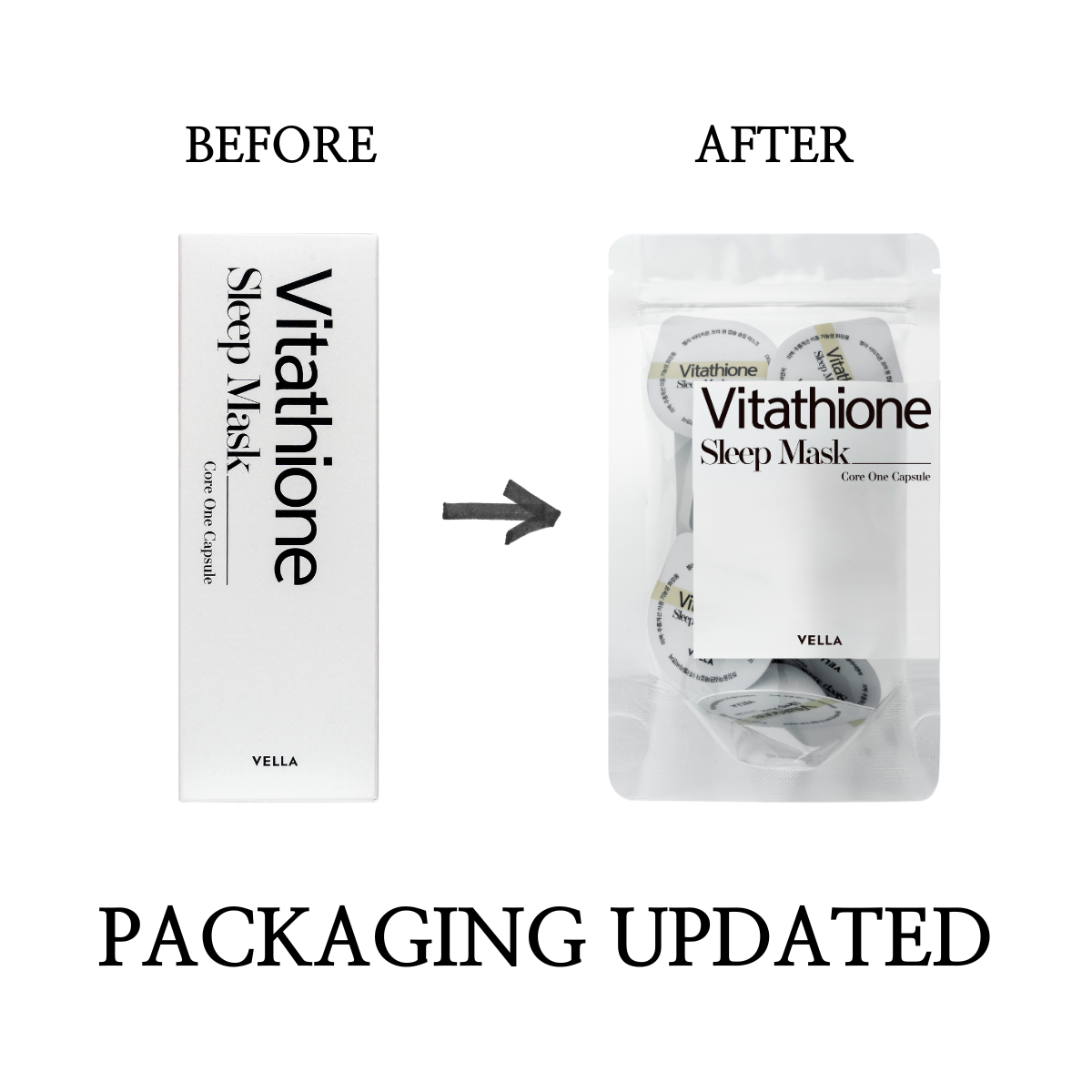 [VELLA] Vitathione Core One Capsule Sleep Mask, 10 capsules